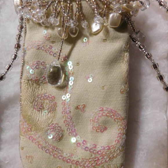 Beaded Sequin Bag Small Vintage - Picture 2 of 7